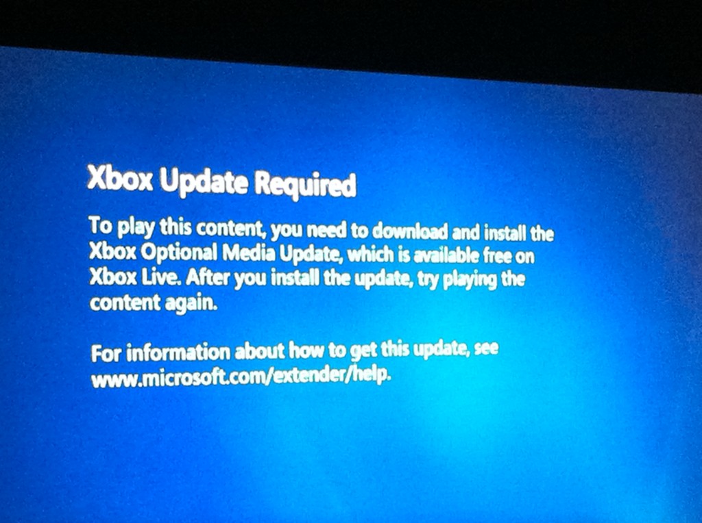 Xbox 360 Media Center Extender Issue Bluedragon